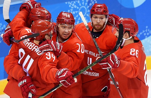 Российские хоккеисты выиграли золото на Олимпиаде-2018