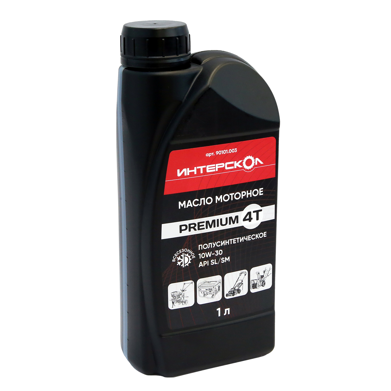 Масло моторное Premium 4Т 10W-30 полусинтетическое 1 л