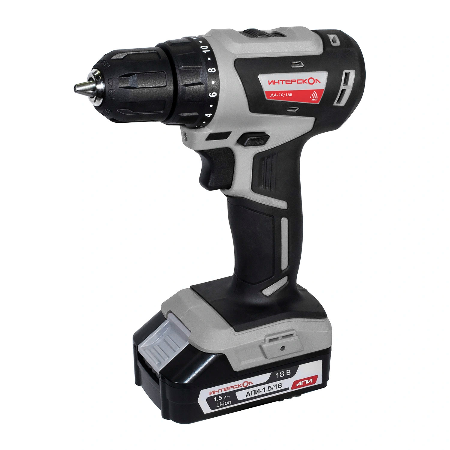 Бесщеточная профессиональная аккумуляторная двухскоростная дрель-шуруповерт ИНТЕРСКОЛ МиниМАКС ДА-10/18В 42