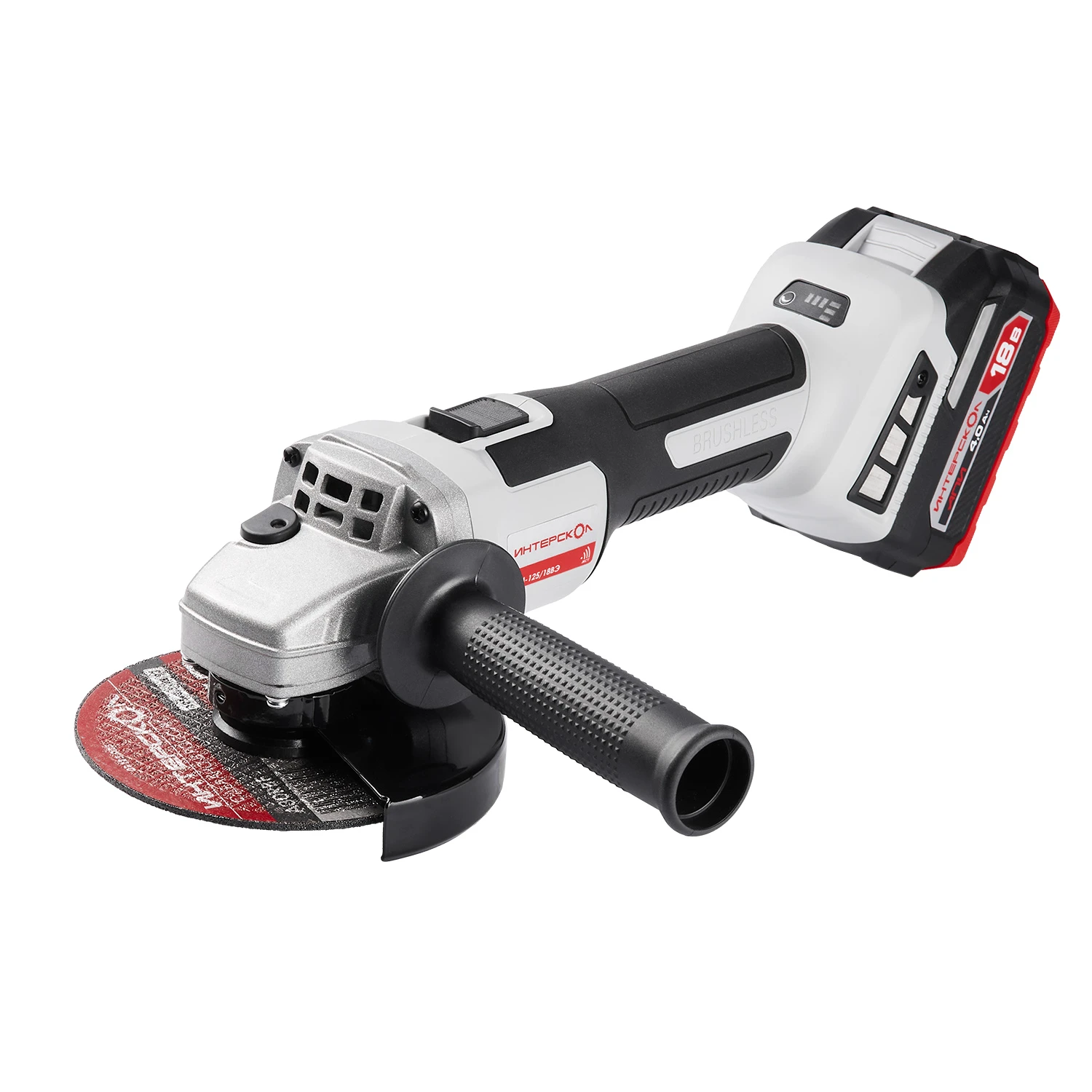 Профессиональная углошлифовальная машина с бесщеточным (вентильным) двигателем УШМ-125/18ВЭ